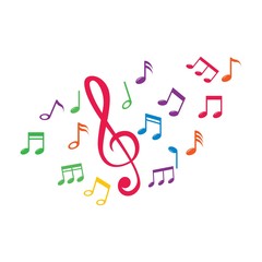 Sticker - Music note icon