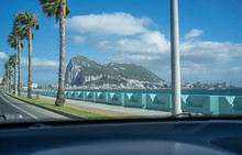 Arriving To The Gibraltar Border By Car