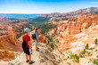 © Brocreative - Family hiking in Bryce Canyon National Park, Utah, USA looking out at a scenic view