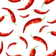 Pepper background illustrations in digital painting or hand draw cartoon style. Concept healthy food,Organic Farm.