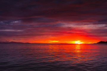 Wall Mural - sunset colors