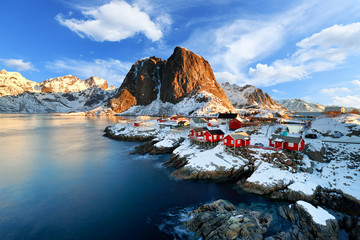 Wall Mural - landscape of norway lofotens - hamnoy