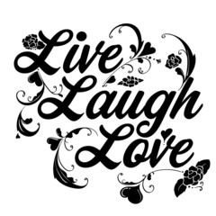 Live Laugh Love Filigree