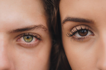 eyes of a couple