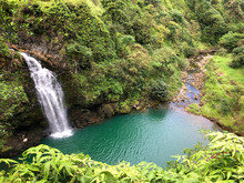 A Hidden Waterfall In Maui Hawaii