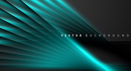 Blue light line shadow dark grey luxury background