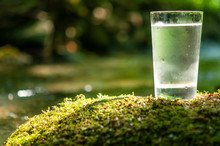 Natural Water In A Glass