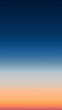 Abstract vertical aerial panoramic view of sunrise gradient mesh over ocean. Nothing but sky and water. Beautiful serene scene. Vector illustration