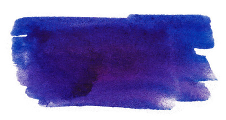 blue purple watercolor stain on a white. hand-drawn element, photography texture splash paints on paper. background for text