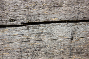 Texture of old wooden planks. August 2019