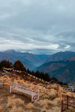 Morning Time View  Of Anapurna Area On Poon Hill 3210 Msl, Nepal