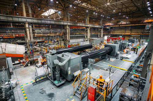 Fotografía Polymer pipe coating machinery