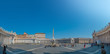 Panoramic Image of the Northern side of St. Peter's Square in the Vatican