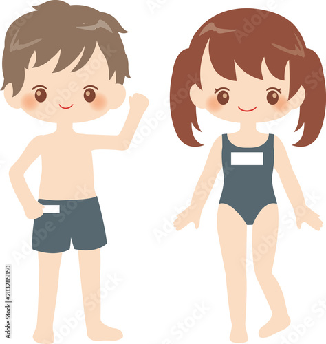 水着の子供 スクール水着 Buy This Stock Vector And Explore Similar Vectors At Adobe Stock Adobe Stock