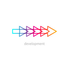 gradient development icon