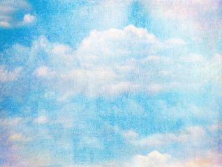 Wall Mural - postcard sky background texture macro