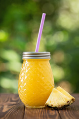 Sticker - pineapple juice in jar