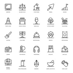 Canvas Print - Agriculture Line Icons Pack