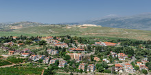 Panoramic View Of Metula -  The Most Northern Town In Israel