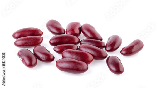 Cuadros en Lienzo red beans isolated on the white background.