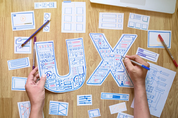 ux designer creative prototype graphic planning application development for web mobile phone . user 