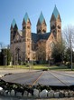 Erlöserkirche in Bad Homburg, gesehen vom Schlosspark aus.