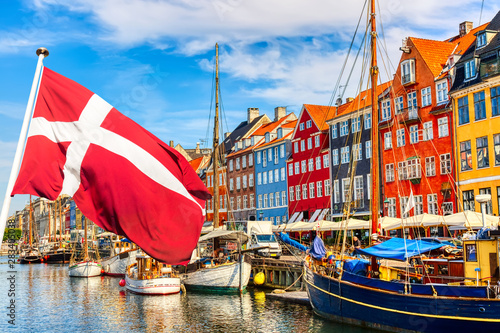Copenhagen iconic view Wallpaper Mural