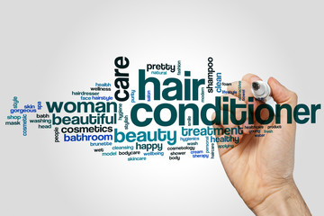 Poster - Hair conditioner word cloud