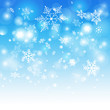 © tanor27 - Winter Christmas vector background with snowflakes