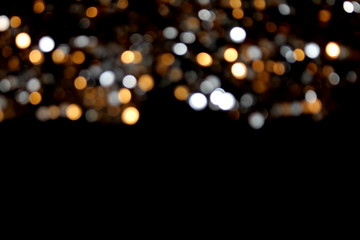 beautiful shiny background with bokeh and sequins