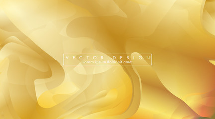 Vector illustration of golden yellow background Wave pattern and gradation. eps 10