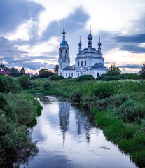 Wall Mural - The ancient Russian village of Savinskoye