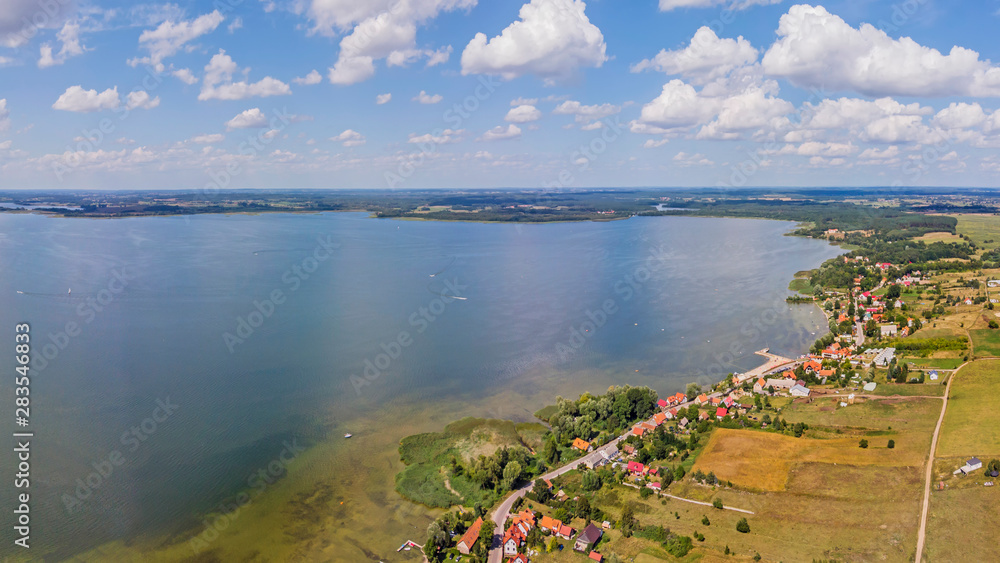 Obraz na płótnie Jezioro Śniardwy, Mazury, Polska. w salonie