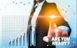 © Artur - Word writing text Are You Ready Question. Business photo showcasing used telling someone start something when feel prepared