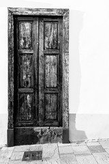 Wooden doorway