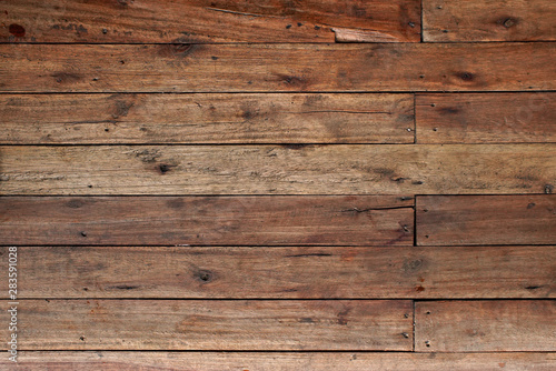 Wooden Tiles On Old Wood Floor With Nails Buy This Stock Photo