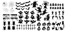 The Shadow Collection Of Ghosts Decorate The Website In The Halloween Festival.