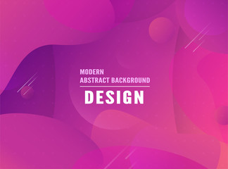 Wall Mural - Modern abstract gradient background in liquid and fluid style. Trend design of the world. 3D illustration template for web banner, business presentation.