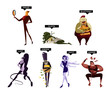 seven deadly sins cartoon characters