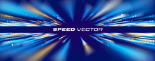 Speed Connection Vector Background. Database Data Transfer Technology