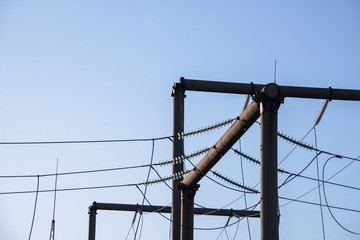 Support of high-voltage power line