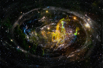 Wall Mural - nebula, science fiction background. elements of this image furnished by nasa.