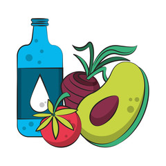 Sticker - healthy diet eating lifestyle cartoon