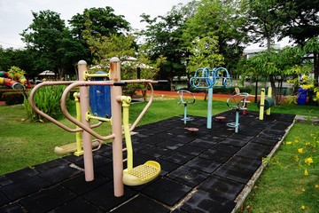 Canvas Print - playground in the park