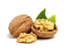 Walnuts With Leaves