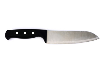 Kitchen knife on a white background