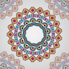 Poster - mandala vintage decorative ethnic element