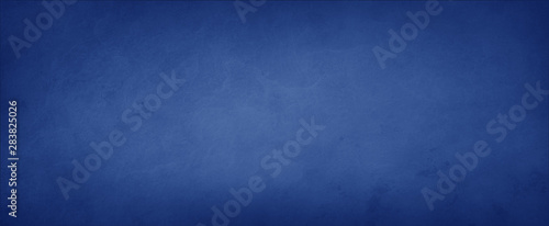Solid Blue Background With Dark Elegant Border And Rich Deep