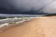 Morze bałtyckie i zbliżająca się burza