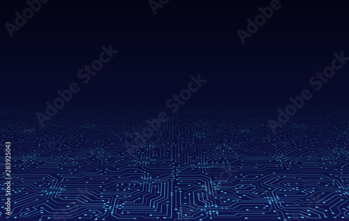 Fotomural High-tech technology abstract background